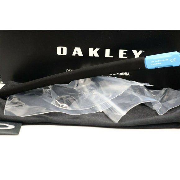 New Oakley Marshal MNP OX8091-0455 Black Rectangle Eyeglasses Clear Lenses 55mm - Picture 4 of 6